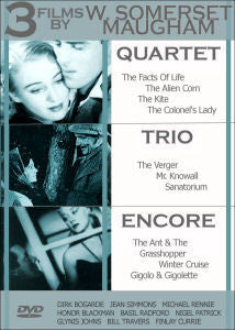3 Films / W. Somerset Maugham (Quartet, Trio, Encore) 3-Disc set!